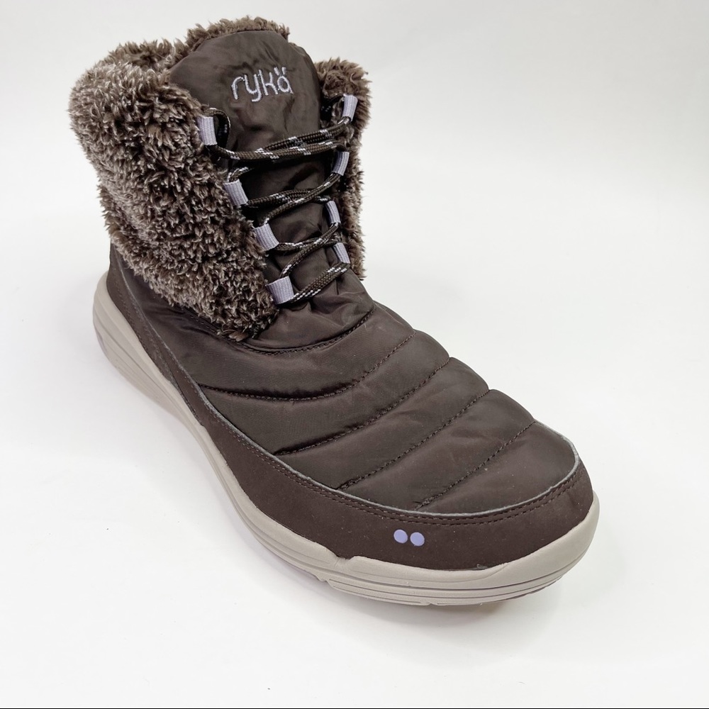 Ryka Addison Faux Fur Winter Snow Boots Quilted